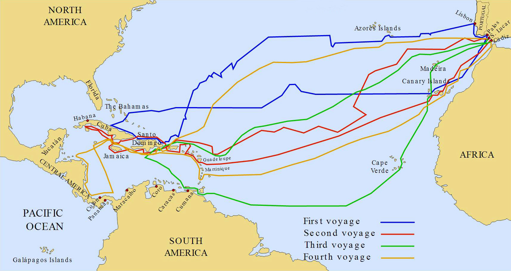 Путешествие христофора на карте. Кристофер Колумб карта. 4 Экспедиция Колумба. Морской путь Христофора Колумба.