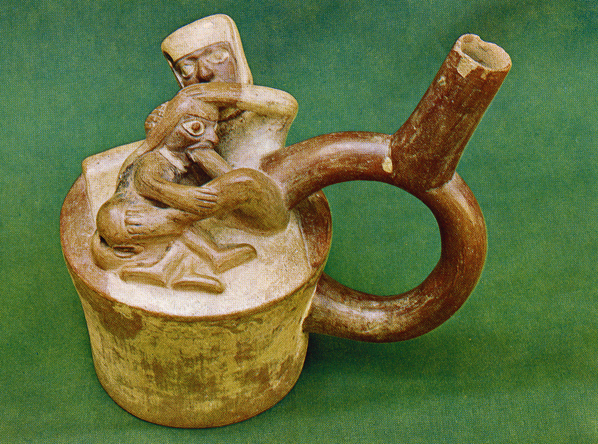 Moche Erotic Pottery Vessels.