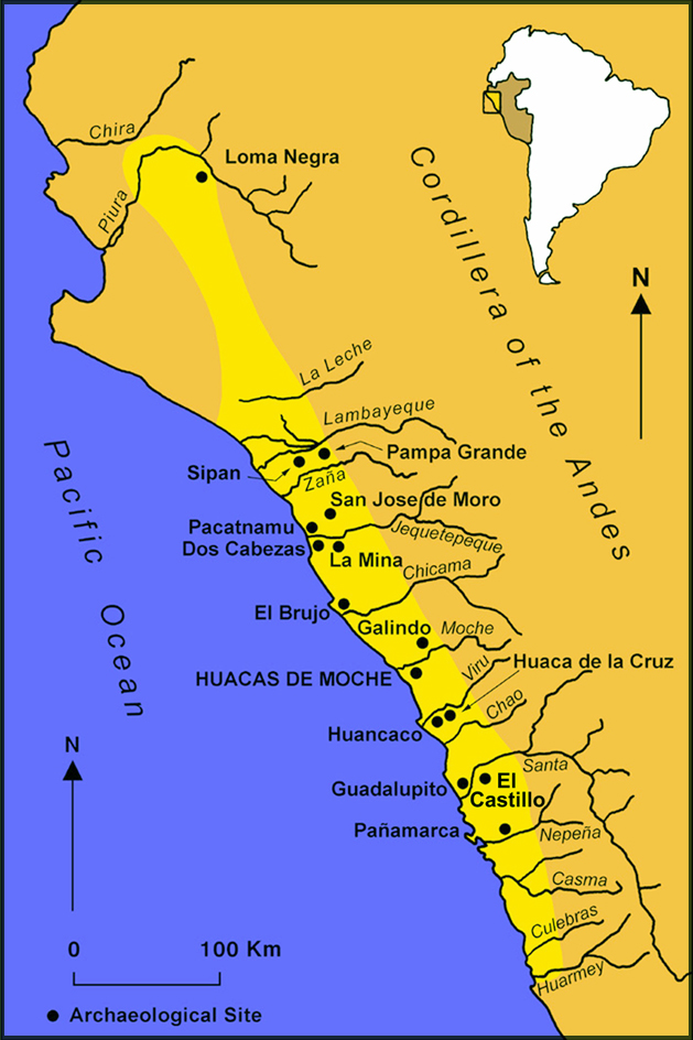 Moche Civilization Maps