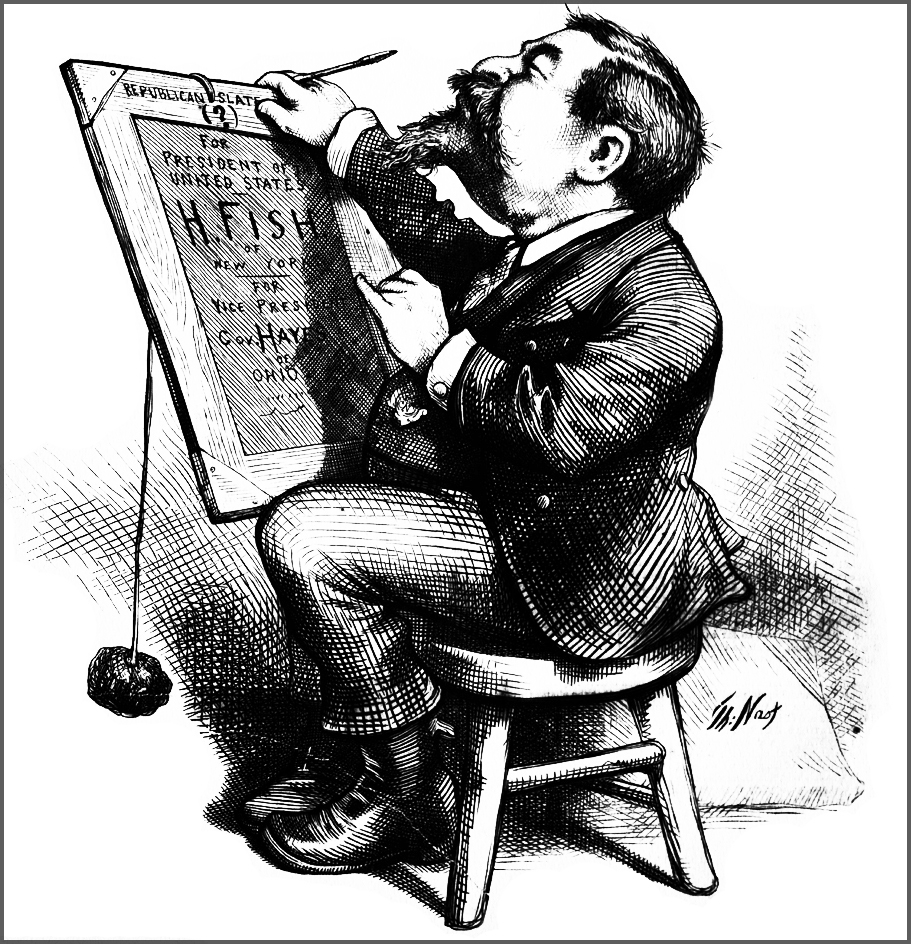 Thomas Nast (Sept. 27, 1840-Dec. 7, 1902)